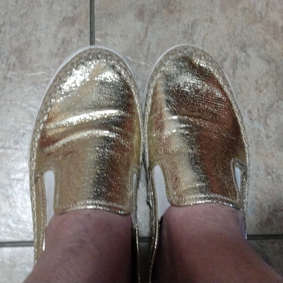 Gianni Bini Iridescent Sparkle Glitter Slip Ons Size 8.5 m - Picture 8 of 8